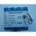Niedrigtemperatur-Li-Ion 18650 Batteriepack 14.8v 10ah